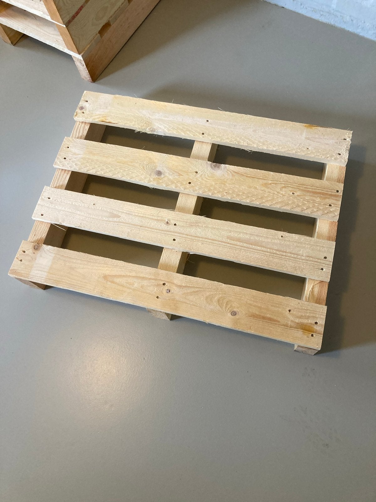 4 nieuwe halve-euro pallets 60x80cm, Ophalen, Minder dan 25 mm, Nieuw, Pallet