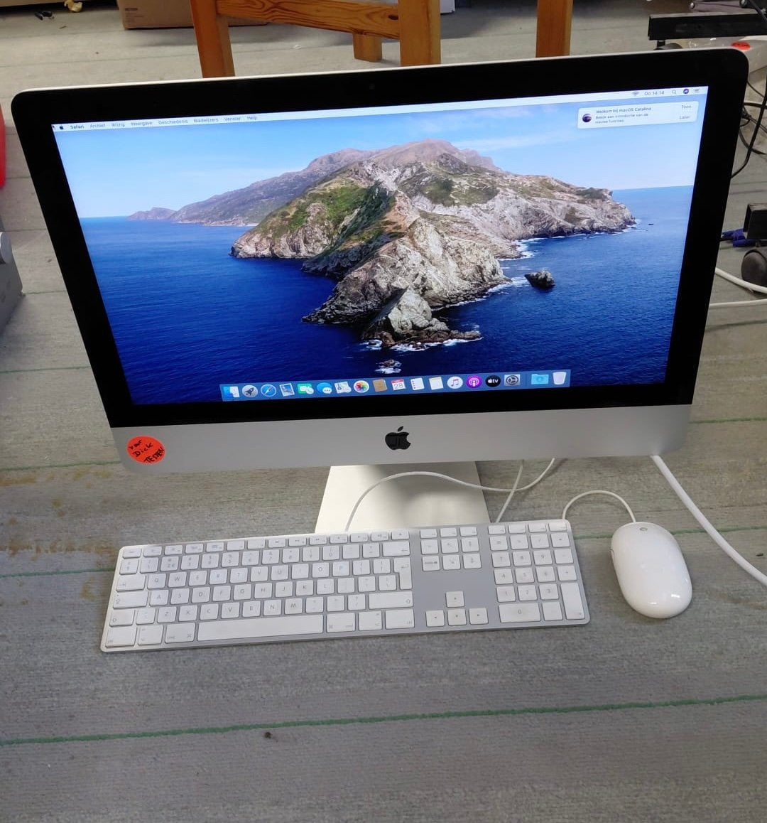 Apple Imac 21,5 inch, Computers en Software, Apple Desktops, Gebruikt, iMac, HDD, 2 tot 3 Ghz, 8 GB, Ophalen