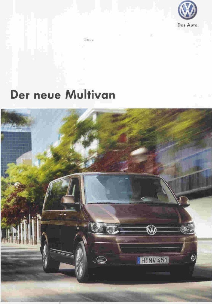 Volkswagen Multivan (Der neue Multivan) (2009), Verzenden, Nieuw, Volkswagen