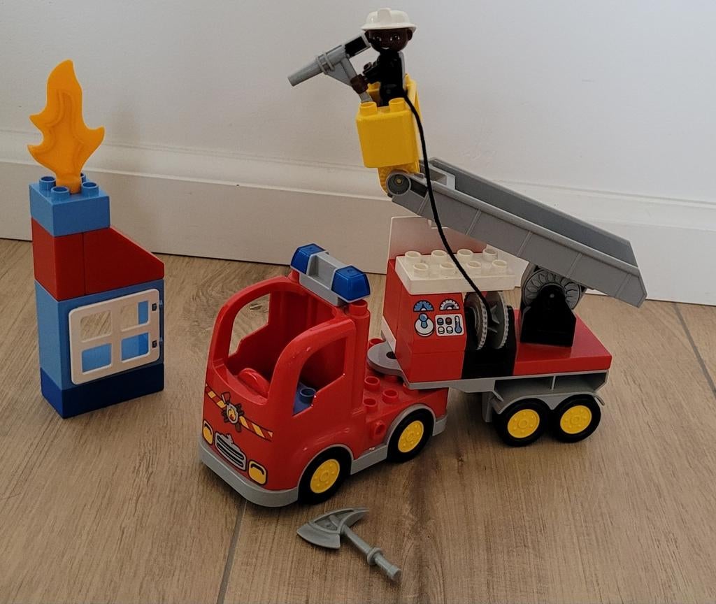 Lego Duplo Brandweer en Ambulance Sets (3x compleet), Ophalen, Compleet, Gebruikt, Lego