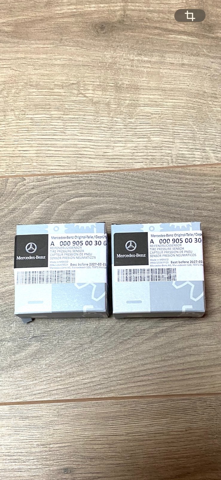 Twee nieuwe TPMS/RDK Sensoren origineel Mercedes, Ophalen of Verzenden, Nieuw, Mercedes-Benz