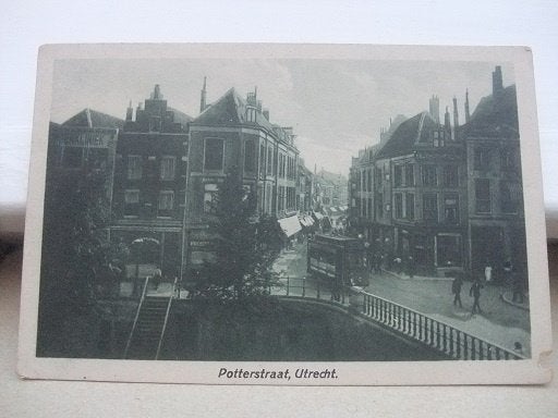 P286 Utrecht - Potterstraat met tram, Verzenden, 1920 tot 1940, Ongelopen, Utrecht