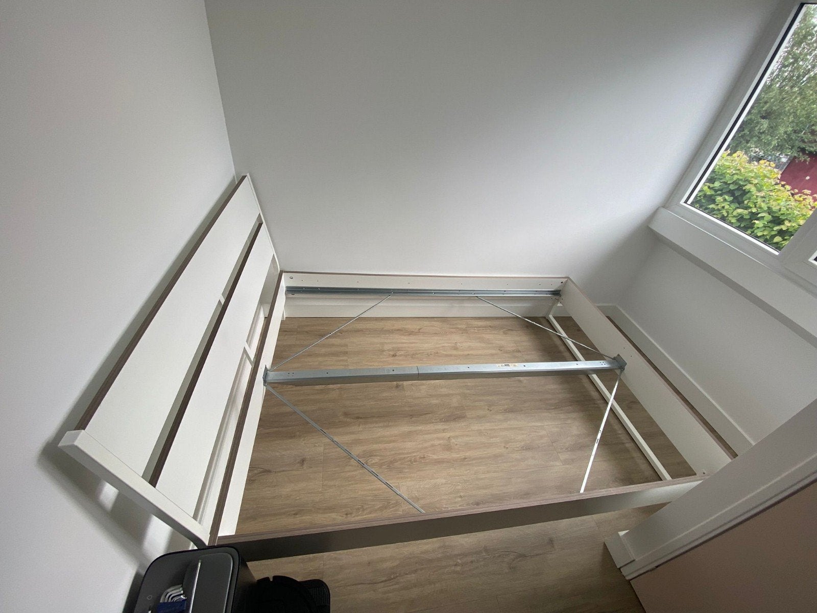 IKEA Trysil bed 140x200 - Tweepersoonsbed, Ophalen, Gebruikt, Wit, Tweepersoons