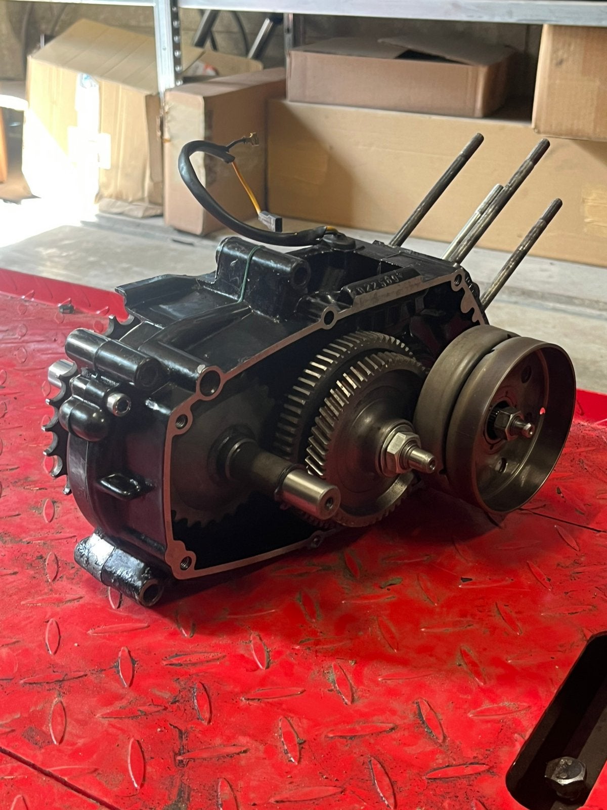 Blok tomos a 52/35, Ophalen, Zo goed als nieuw, Benzinemotor, 1800 rpm of meer