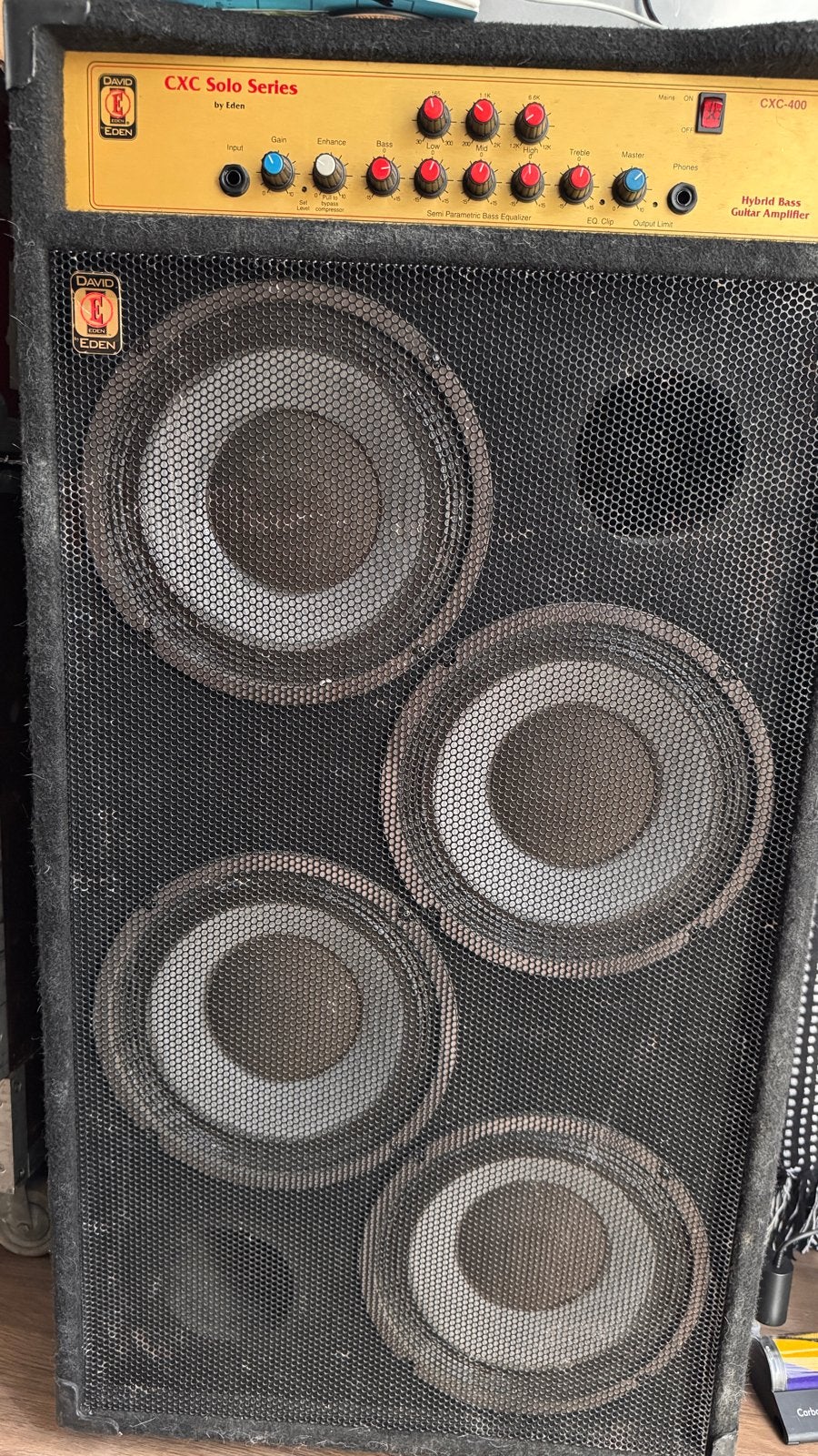David Eden CXC-400 Hybrid Bas/Gitaar Versterker, Verzenden, Gelezen, Artiest