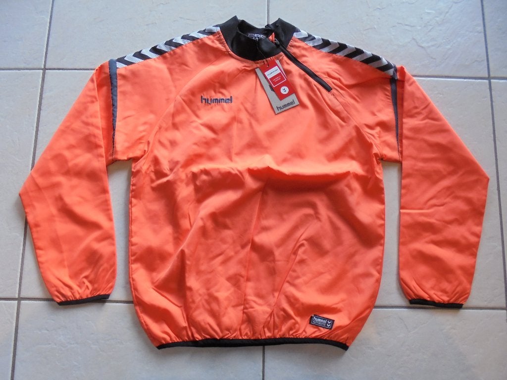 nieuw oranje Hummel trainingsjack maat 164, Jongen of Meisje, Ophalen of Verzenden, Hummel, Nieuw