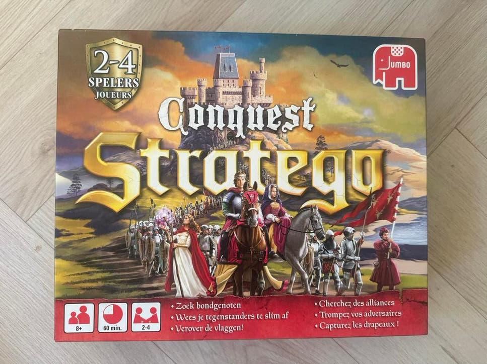 Stratego Conquest Bordspel - Jumbo, Drie of vier spelers, Ophalen of Verzenden, Gebruikt