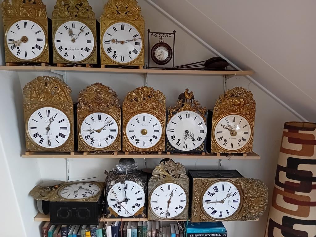 Diverse Comtoise Klokken Aangeboden wegens Verhuizing, Antiek en Kunst, Antiek | Klokken, Ophalen of Verzenden