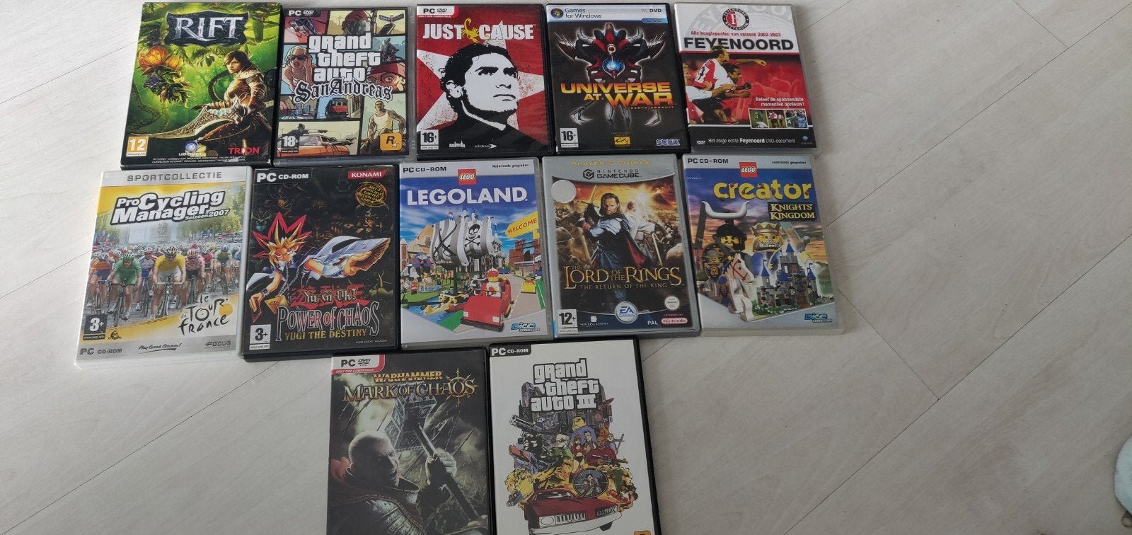 Diverse  PC cd ROM spellen, Ophalen, Gebruikt, Overige typen