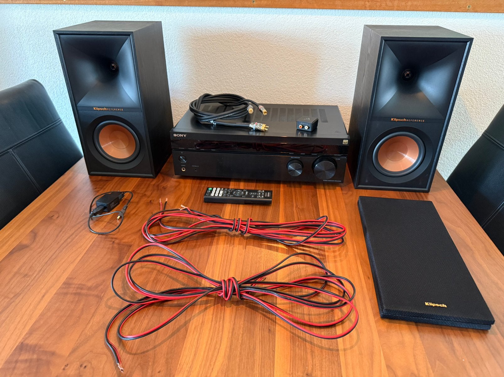 Audio installatie ! KLIPSCH R-50M + SONY STR-DH190 + DAC, Ophalen, Zo goed als nieuw, 60 tot 120 watt, Sony