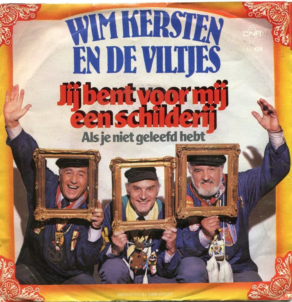 WIM KERSTEN & DE VILTJES - Jij bent voor mij een schilderij, Cd's en Dvd's, Vinyl Singles, Gebruikt, 7 inch, Nederlandstalig, Fotohoes