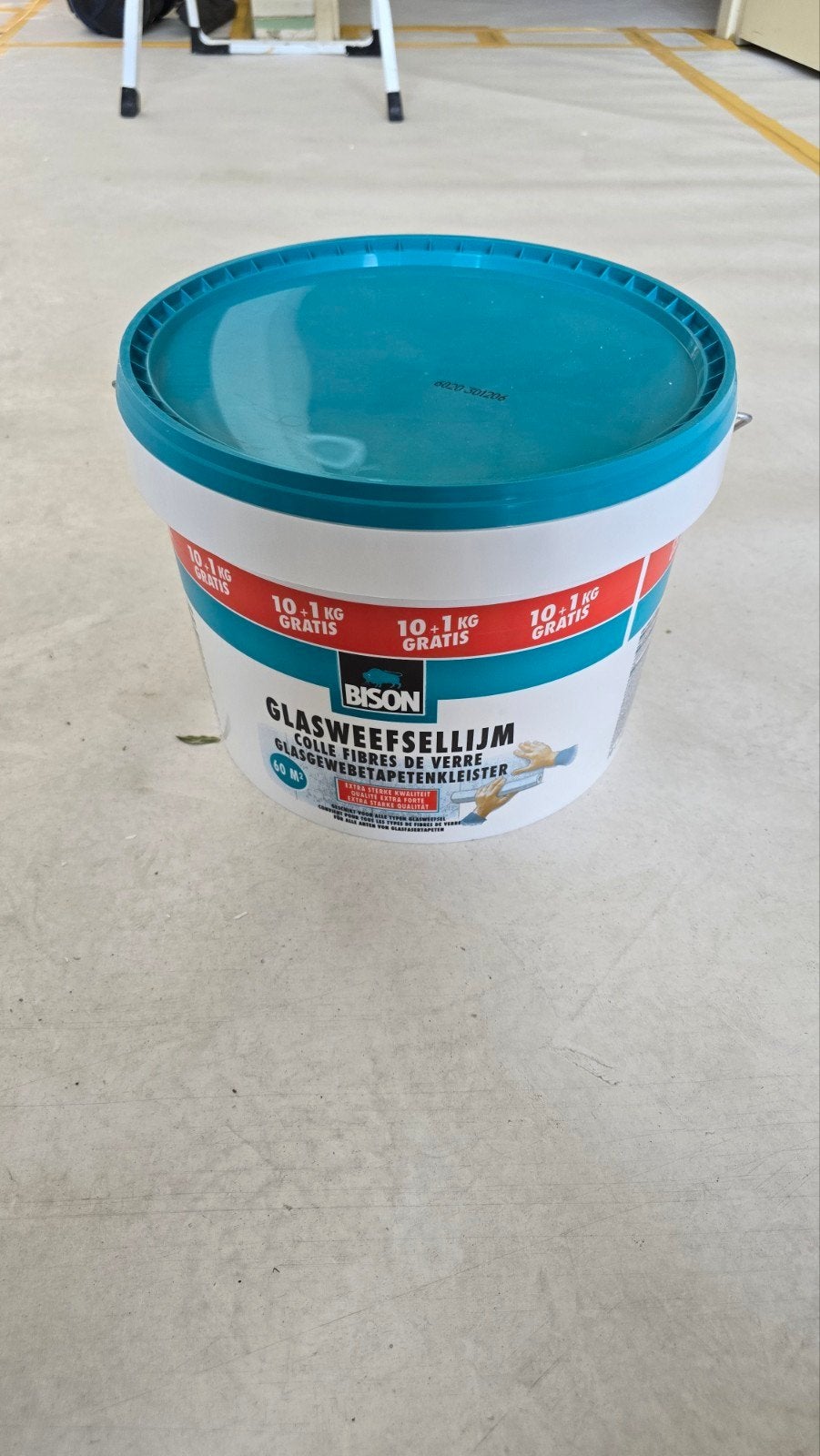 Glasweefsellijm, 5 tot 10 liter, Ophalen, Zo goed als nieuw, Wit
