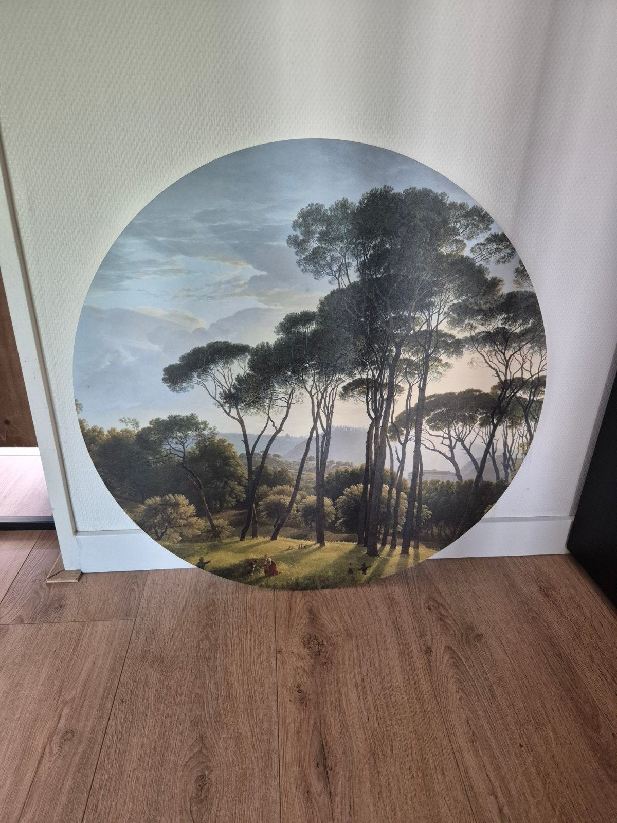 Schilderij muur cirkel, Ophalen of Verzenden
