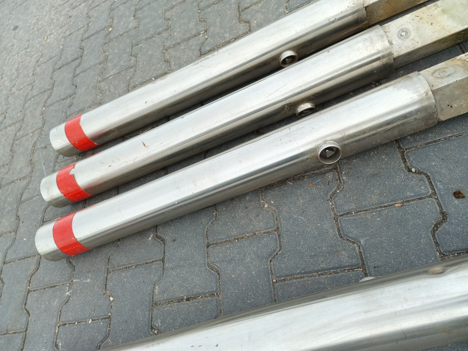 RVS afzet paaltjes, Ophalen of Verzenden, Minder dan 180 cm, Overige typen
