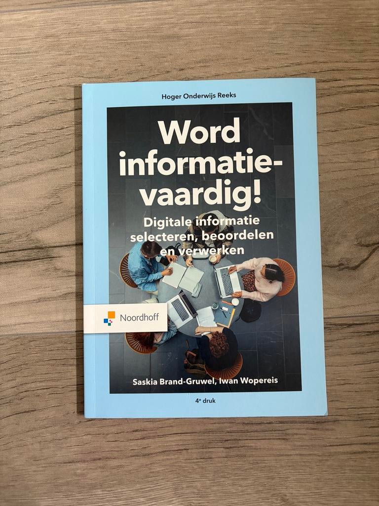 Word informatievaardig! Digitale informatie verwerken, Boeken, Studieboeken en Cursussen, Ophalen of Verzenden, Gamma, Zo goed als nieuw
