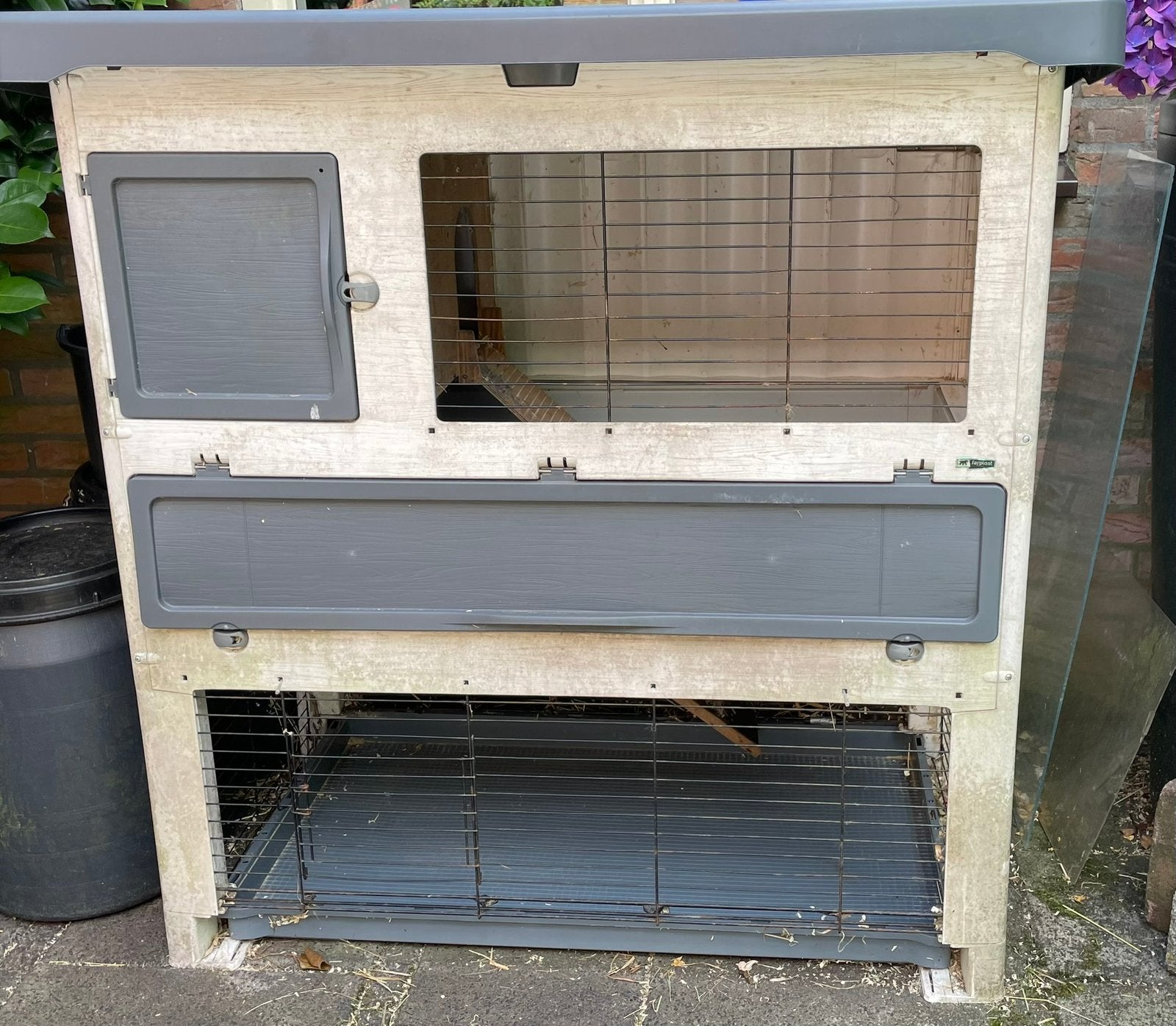 Ferplast konijnenhok grand lodge, Dieren en Toebehoren, Ophalen, 90 cm of meer, Konijn, Hok