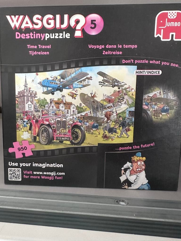 Wasgij Destiny 5: Tijdreizen Puzzel 950 Stukjes, Ophalen of Verzenden, 500 t/m 1500 stukjes, Zo goed als nieuw, Legpuzzel