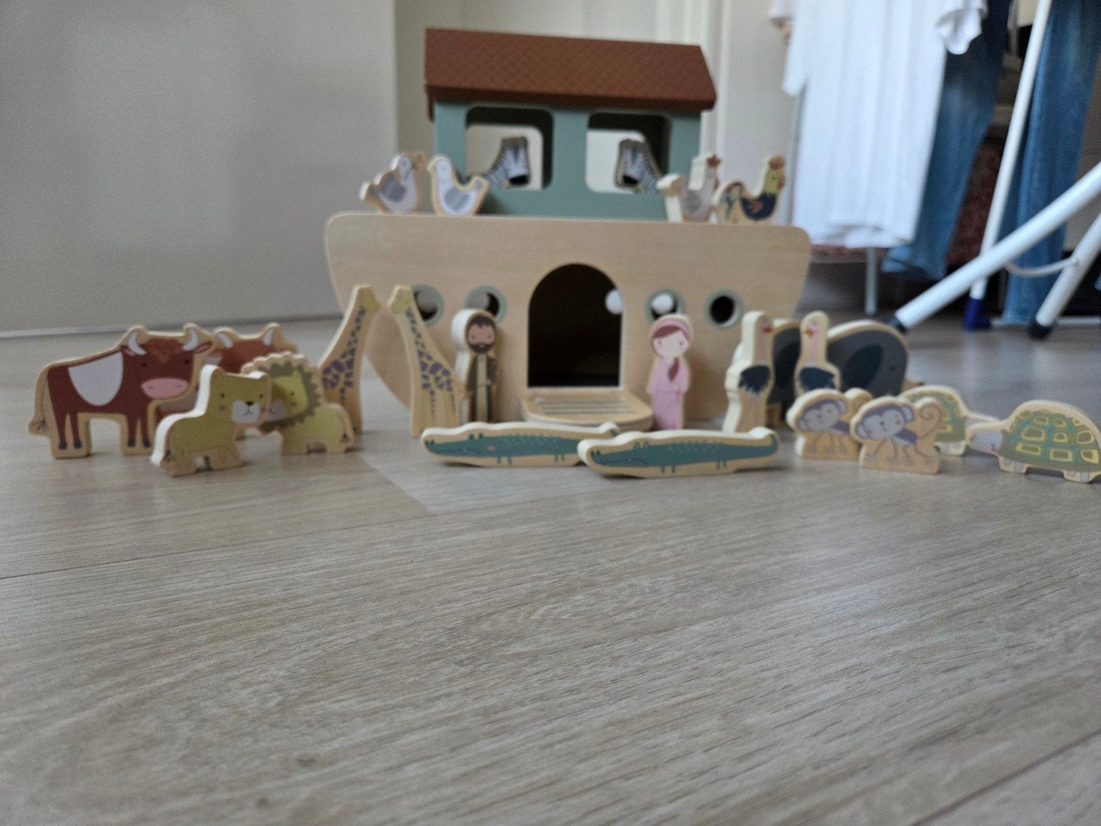 Little Dutch Houten Ark van Noach met Dieren, Ophalen of Verzenden, Zo goed als nieuw, Overige typen