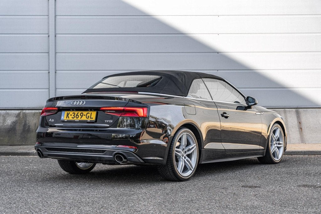 Audi A5 Cabriolet 2.0 TFSI 190pk S-tronic S Edition | Stoelv, Auto's, Audi, Stof, Gebruikt, 4 stoelen, Zwart