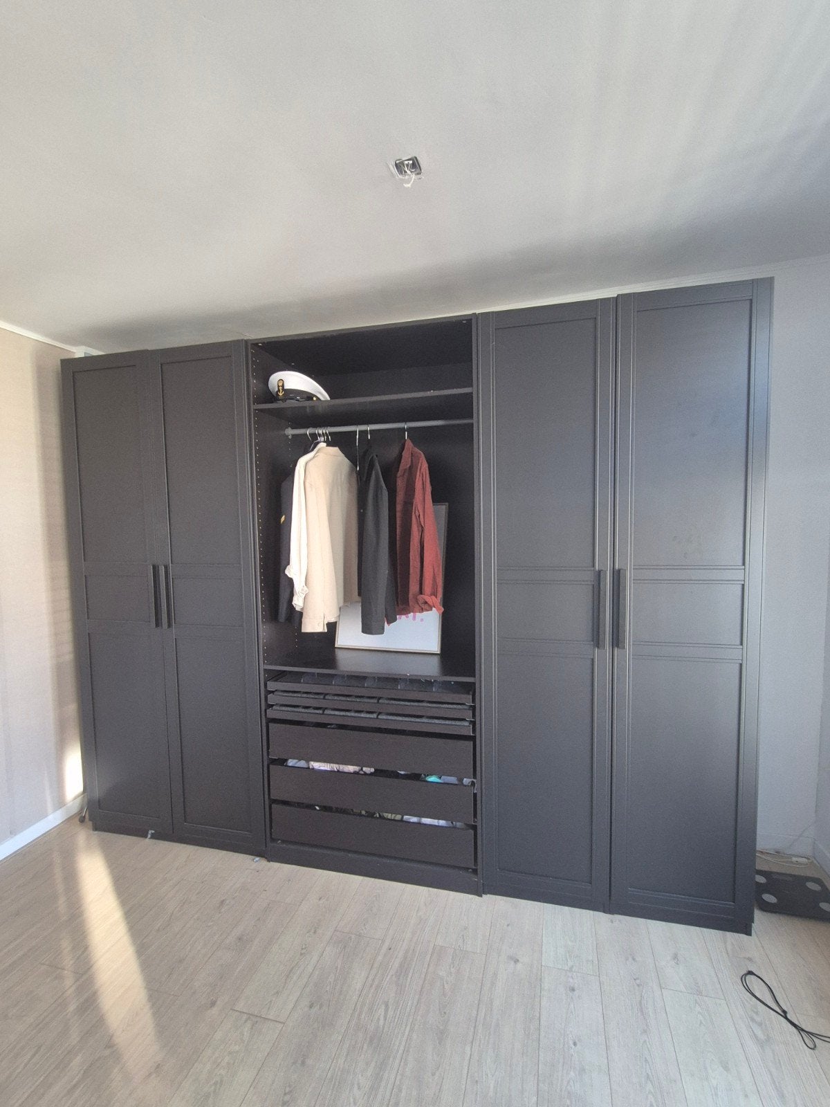 Ikea Pax Kast 300x235cm met complete inrichting, Ophalen, 200 cm of meer, Met lade(s), 200 cm of meer