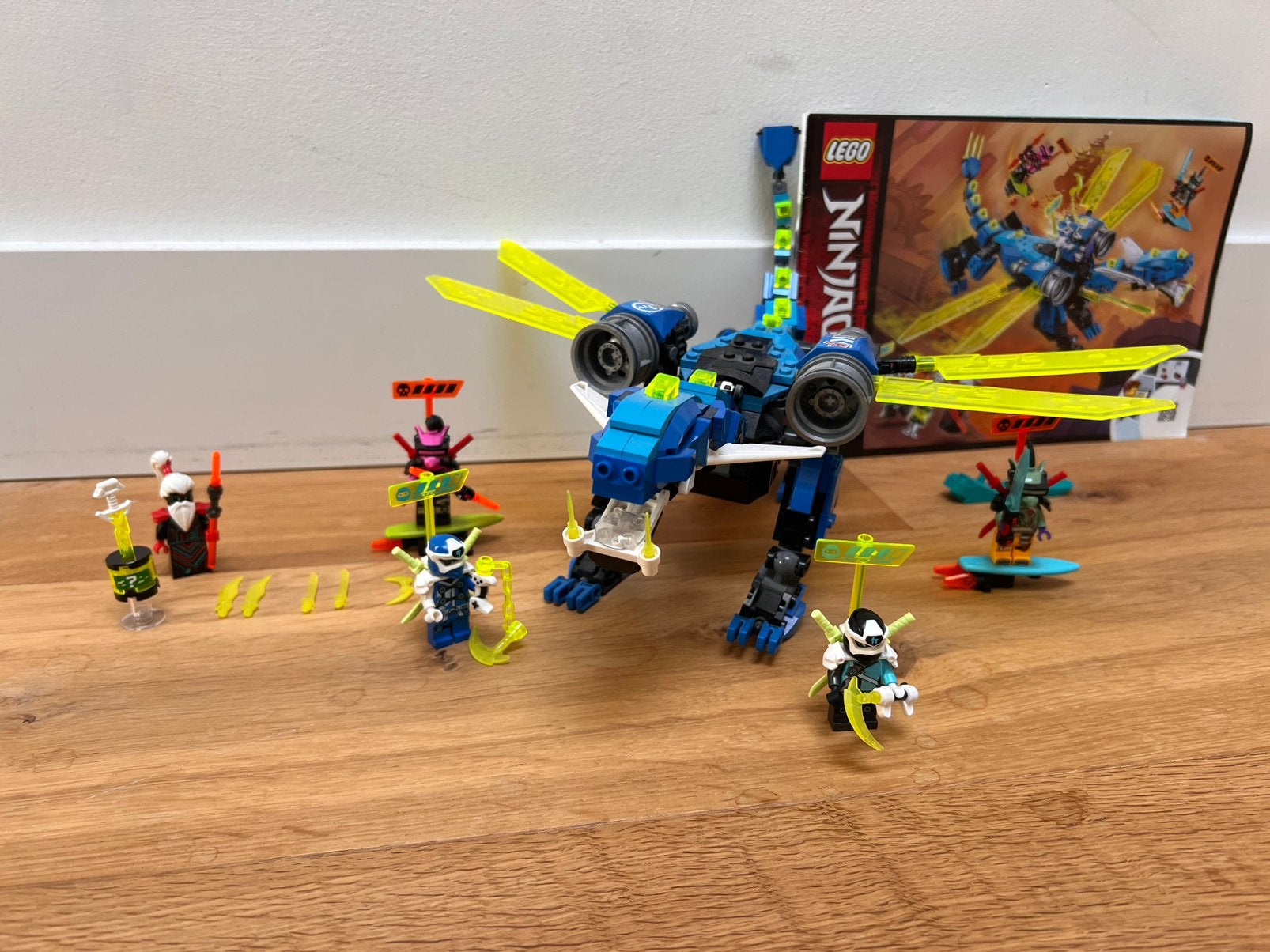 LEGO Ninjago Jay's Cyberdraak - 71711, Gebruikt, Lego, Ophalen of Verzenden, Compleet