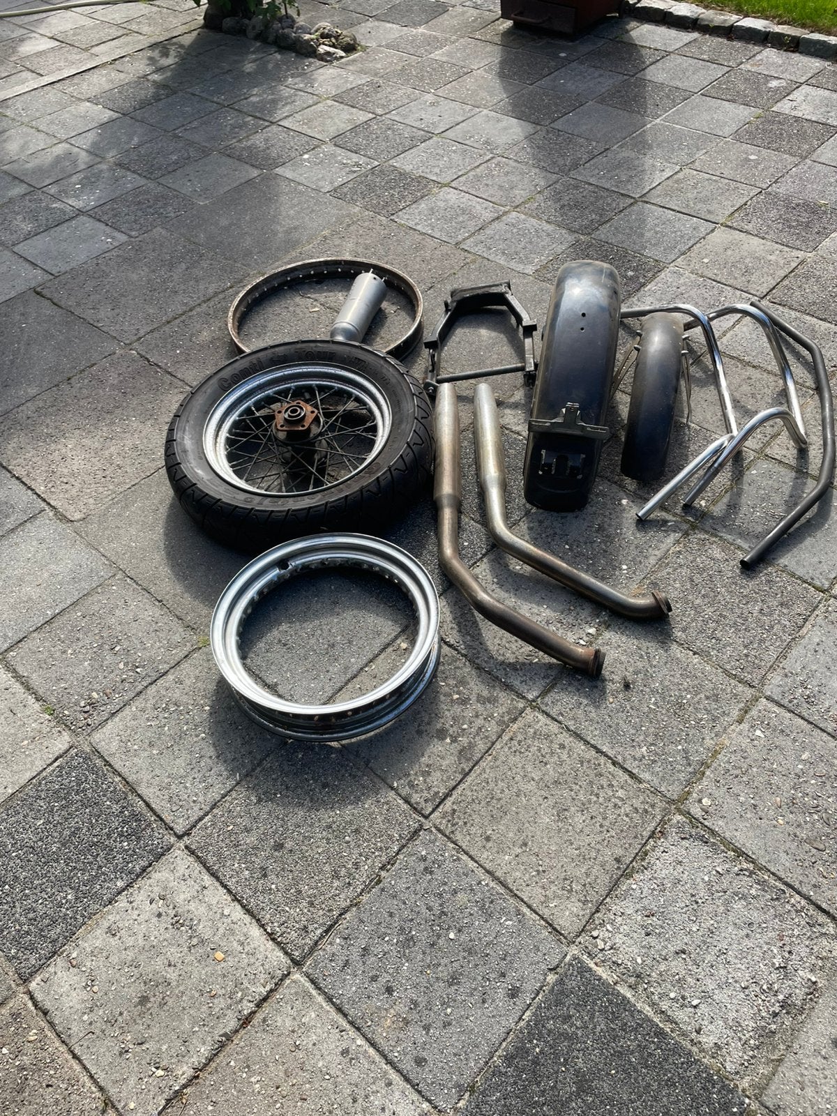 Onderdelen Shovel Head, Ophalen, Gebruikt
