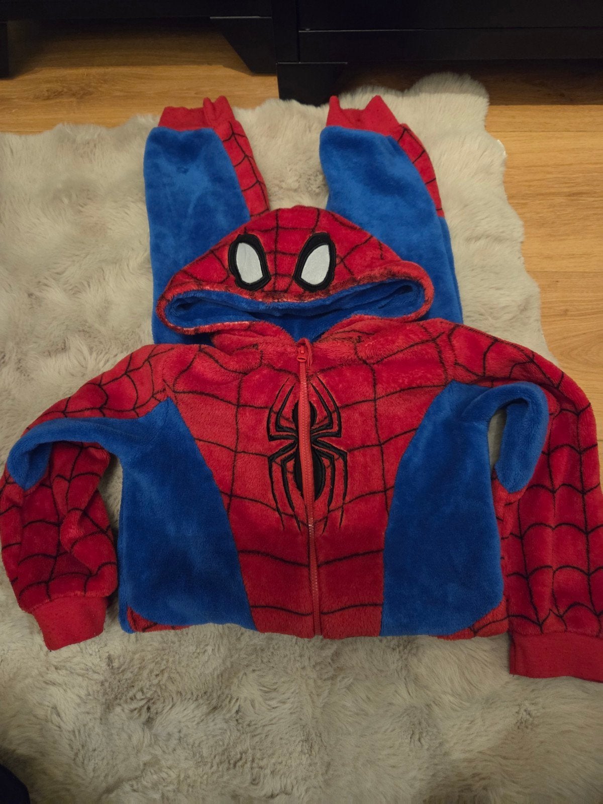 Spiderman onesie maat 110/116, Nacht- of Onderkleding, Gebruikt, Ophalen of Verzenden, Marvel