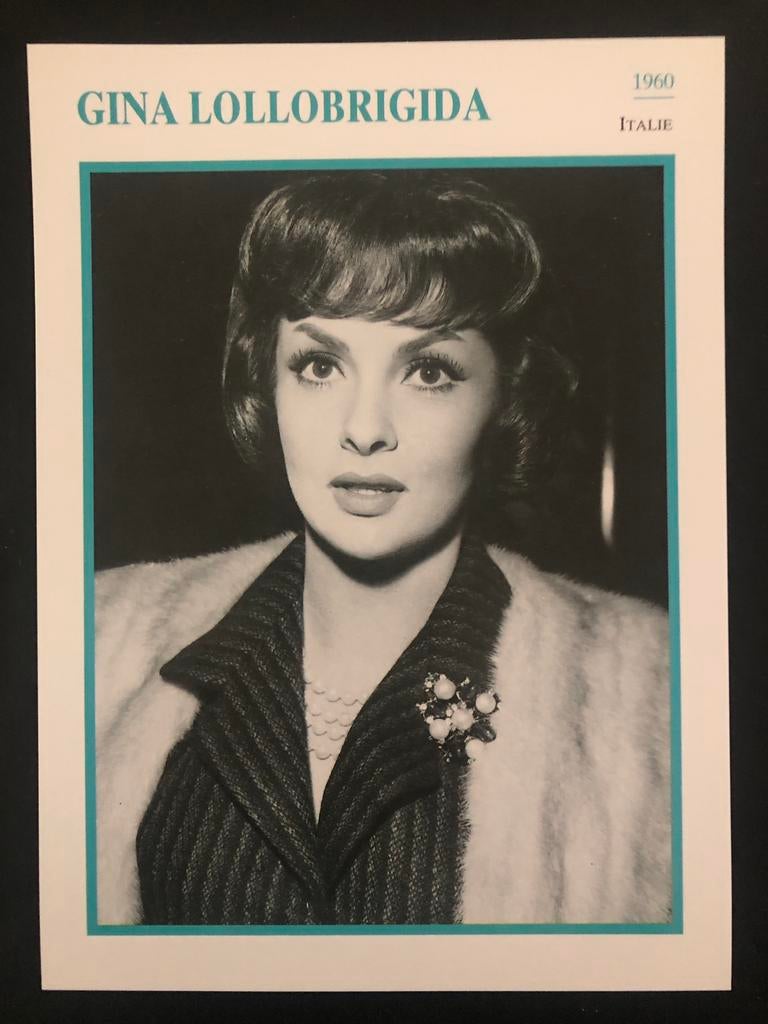 Gina Lollobrigida Foto - Italiaanse Filmster 1960, 1960 tot 1980, Gebruikt, Foto, Ophalen of Verzenden