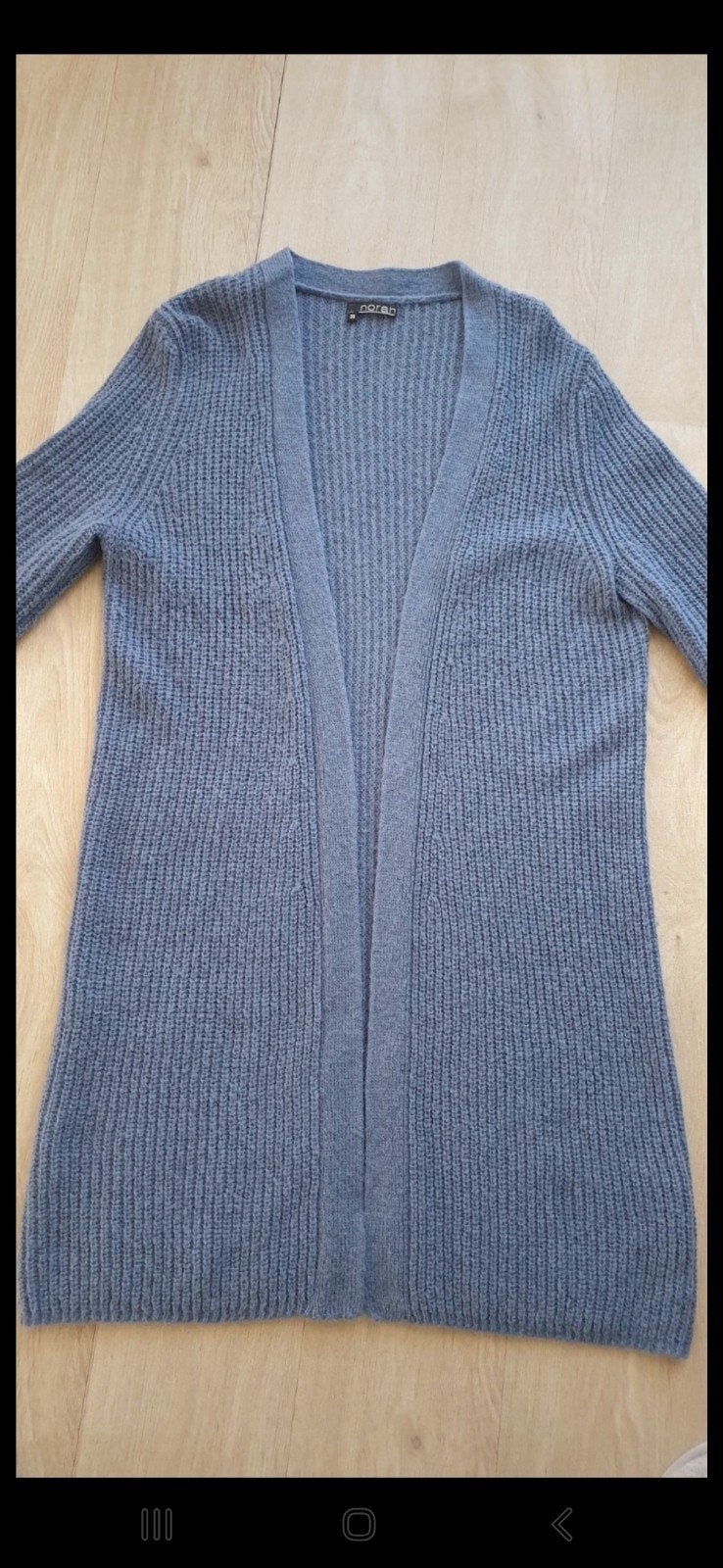 Norah gebreid vest maat 36, Blauw, Ophalen of Verzenden, Zo goed als nieuw, Norah