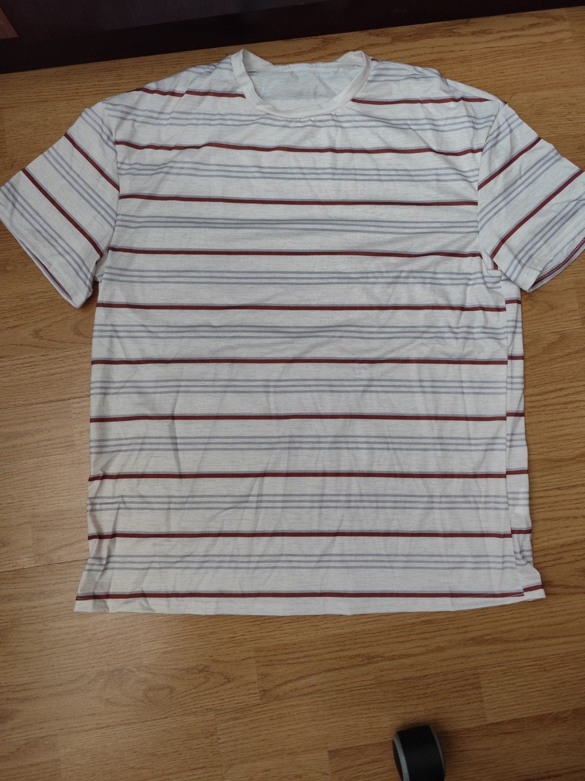 T-shirt met strepen, Kleding | Heren, Shein, Wit, Nieuw, Ophalen of Verzenden