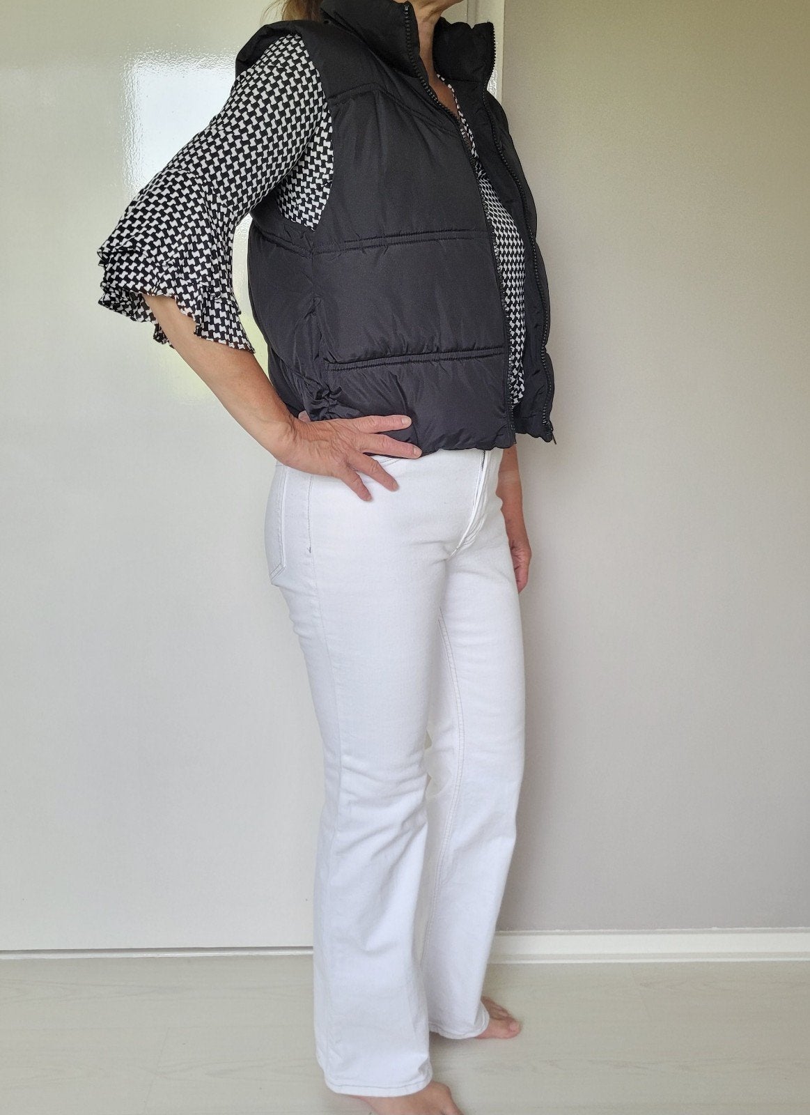 Erg mooie bodywarmer S Zwart, Zwart, Ophalen of Verzenden, Zo goed als nieuw, Maat 36 (S)