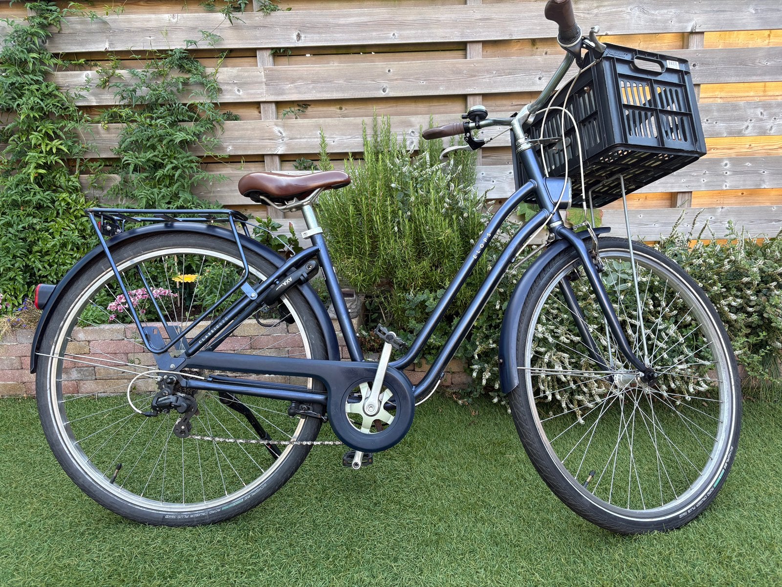 Elops 520 classic damesfiets, Velgrem, Versnellingen, Zo goed als nieuw, Minder dan 47 cm