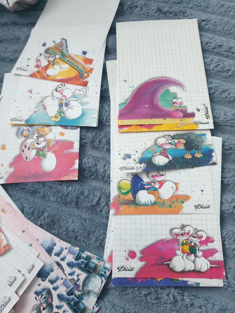 Diddl blaadjes a6, Ophalen, Diddl, Zo goed als nieuw, Papier, Kaart of Schrift