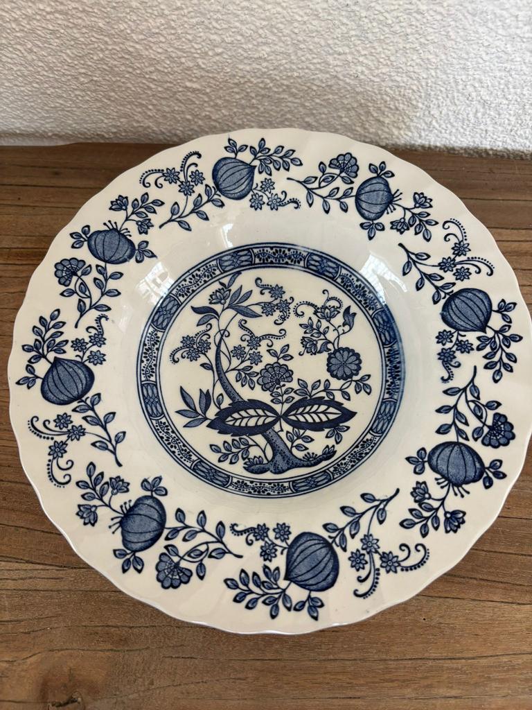 4  myot meakin blue onion borden, Ophalen of Verzenden