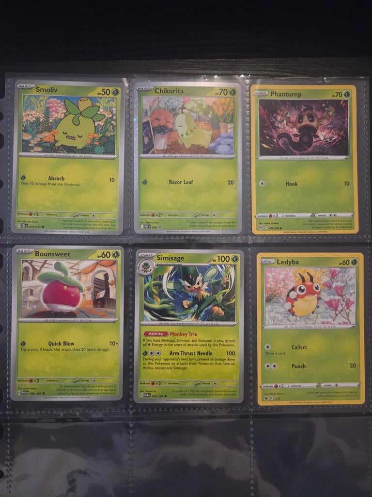 Pokémon kaarten set van 6, Ophalen of Verzenden