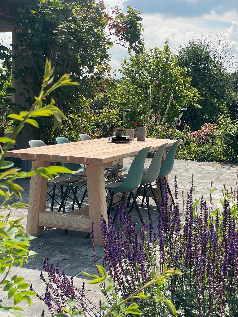 Robuuste Douglas Tuintafel | levering +/- 1 week | 4-8 pers, Tuin en Terras, Tuintafels, Nieuw, Rechthoekig, Hout, Ophalen of Verzenden