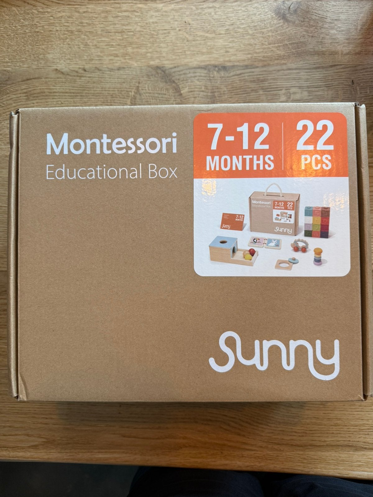 Sunny Montessori educational box, Ophalen of Verzenden, Zo goed als nieuw, Overige typen