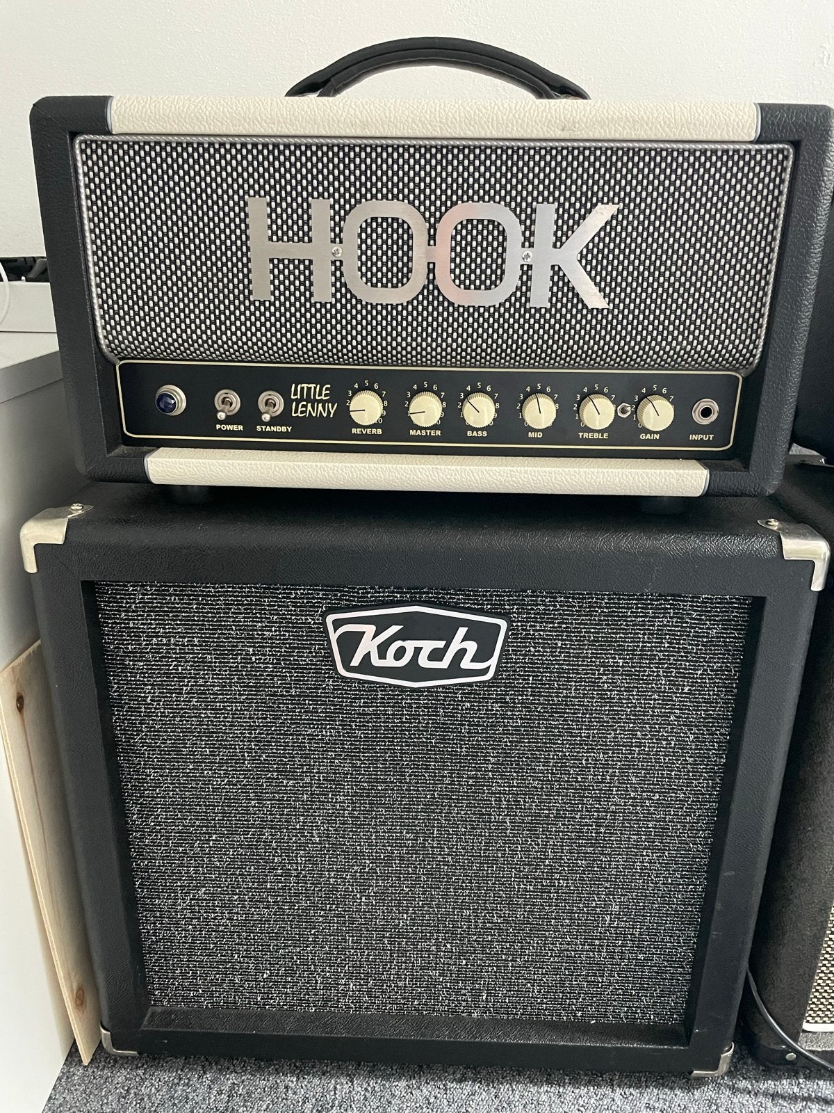 Hook Little Lenny met Koch TS112, Muziek en Instrumenten, Ophalen, Gebruikt, Gitaar, Minder dan 50 watt