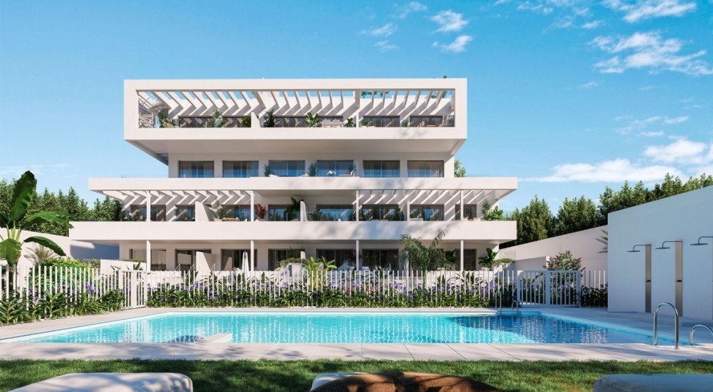 Modern appartement in CARIHUELA exclusief wooncomplex., Huizen en Kamers, Spanje, 3 kamers, CARIHUELA, Stad