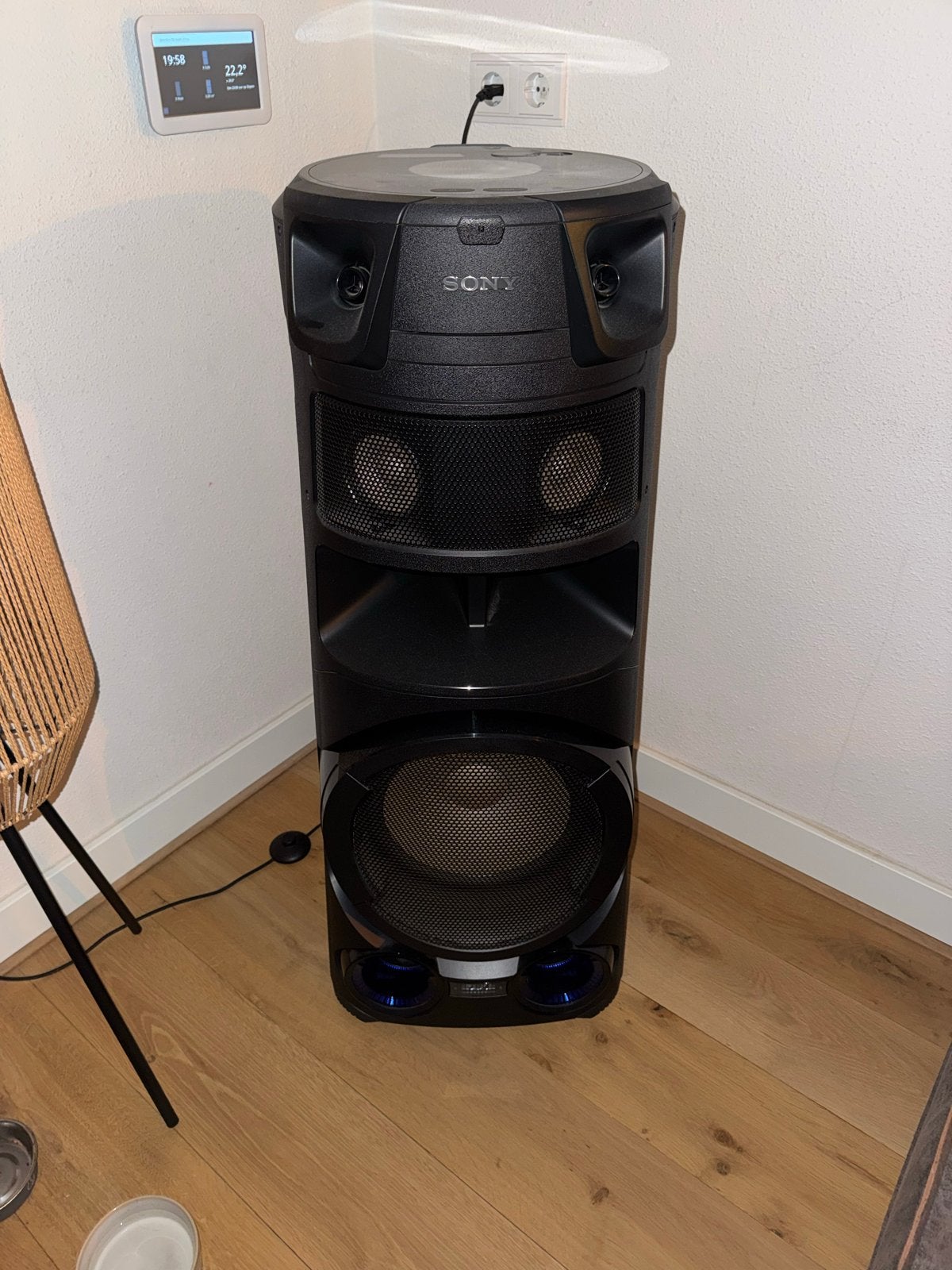 Sony MHC-V83D High Power Audio Systeem, Ophalen, Party speaker, Zo goed als nieuw, Afstandsbediening