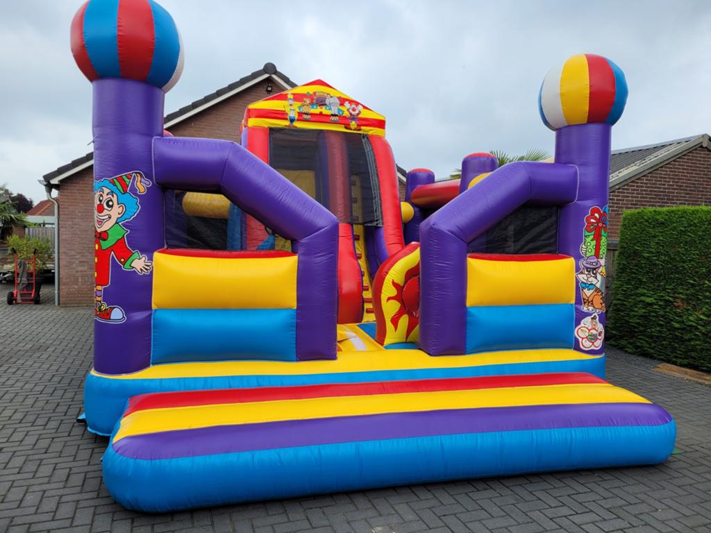 Te huur springkussen circus thema, Ophalen, Zo goed als nieuw, Overige