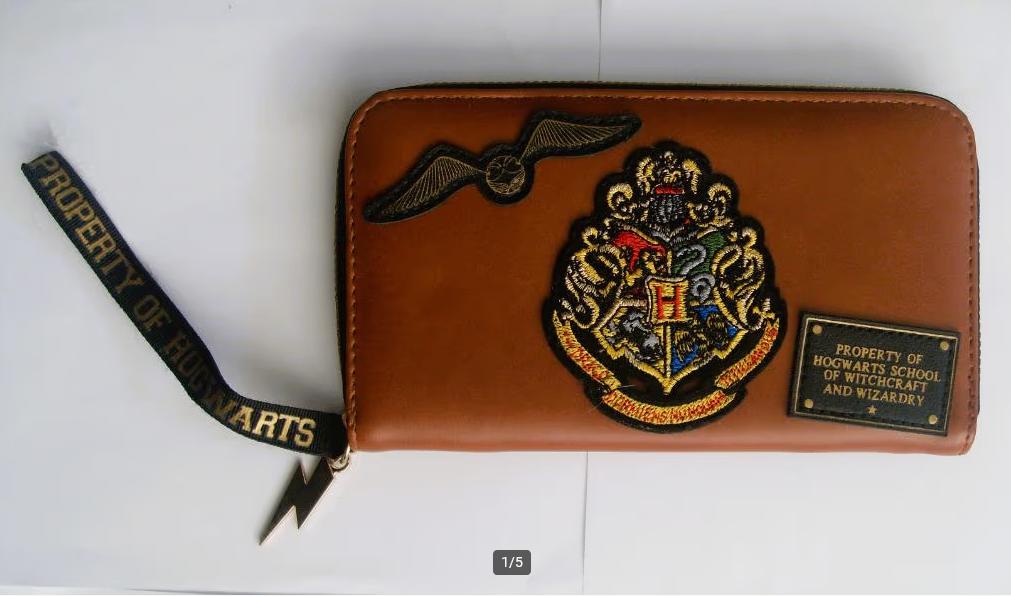 Harry Potter beurs / Portemonnee HP / bruin, Ophalen of Verzenden, Zo goed als nieuw, Bruin