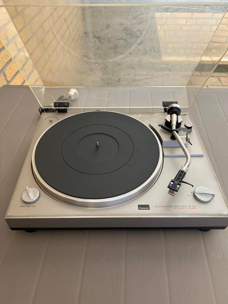 Sansui P-50 Automatische Return Platenspeler, Gebruikt, Automatisch, Platenspeler, Ophalen