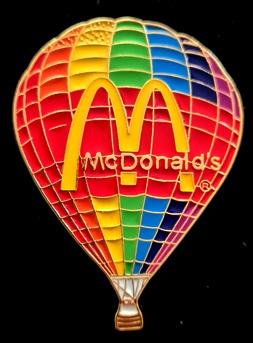 McDonald's- Montgolfier 200 Paris ballon pin- super groot, Verzamelen, Speldjes, Pins en Buttons, Verzenden, Nieuw, Transport