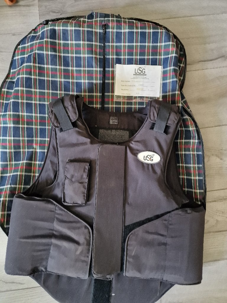 USG Rijvest ruiter, Dieren en Toebehoren, Paardrijkleding, Ophalen, Gebruikt, Springen, Overige typen