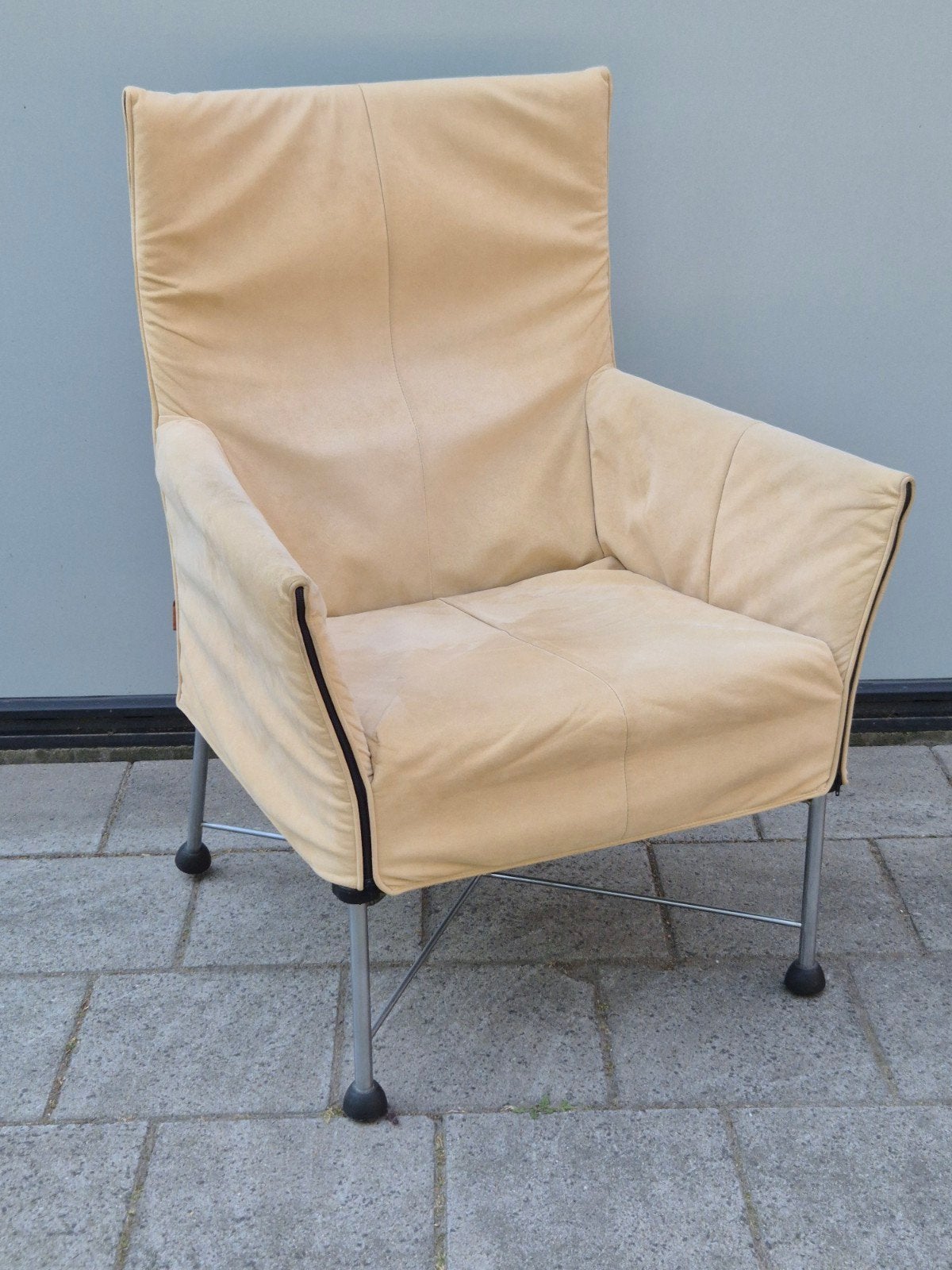 SALE ! 1 Montis Charly Fauteuil €250,-
in stof ecru beige cr, Huis en Inrichting, Fauteuils, Ophalen, Gebruikt, Minder dan 75 cm