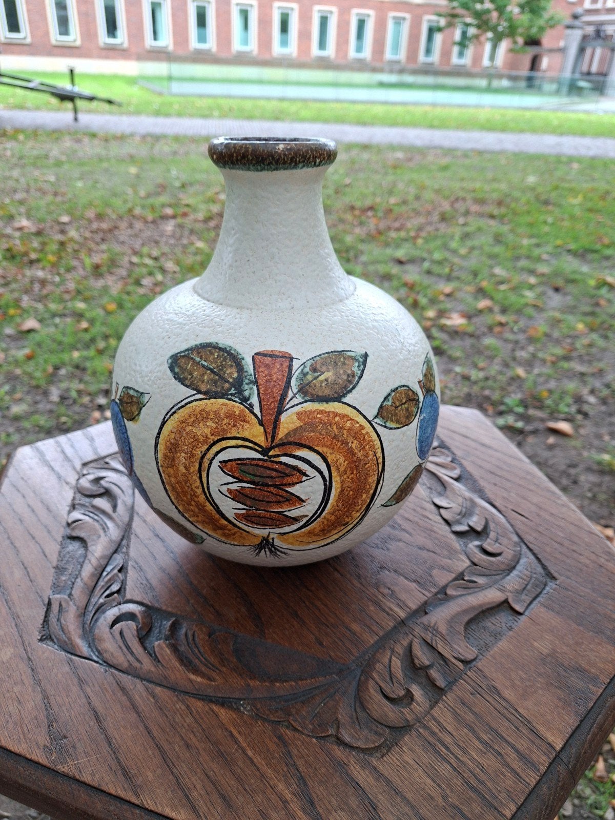 vintage Ruscha keramiek vaas jaren 60, Ophalen of Verzenden