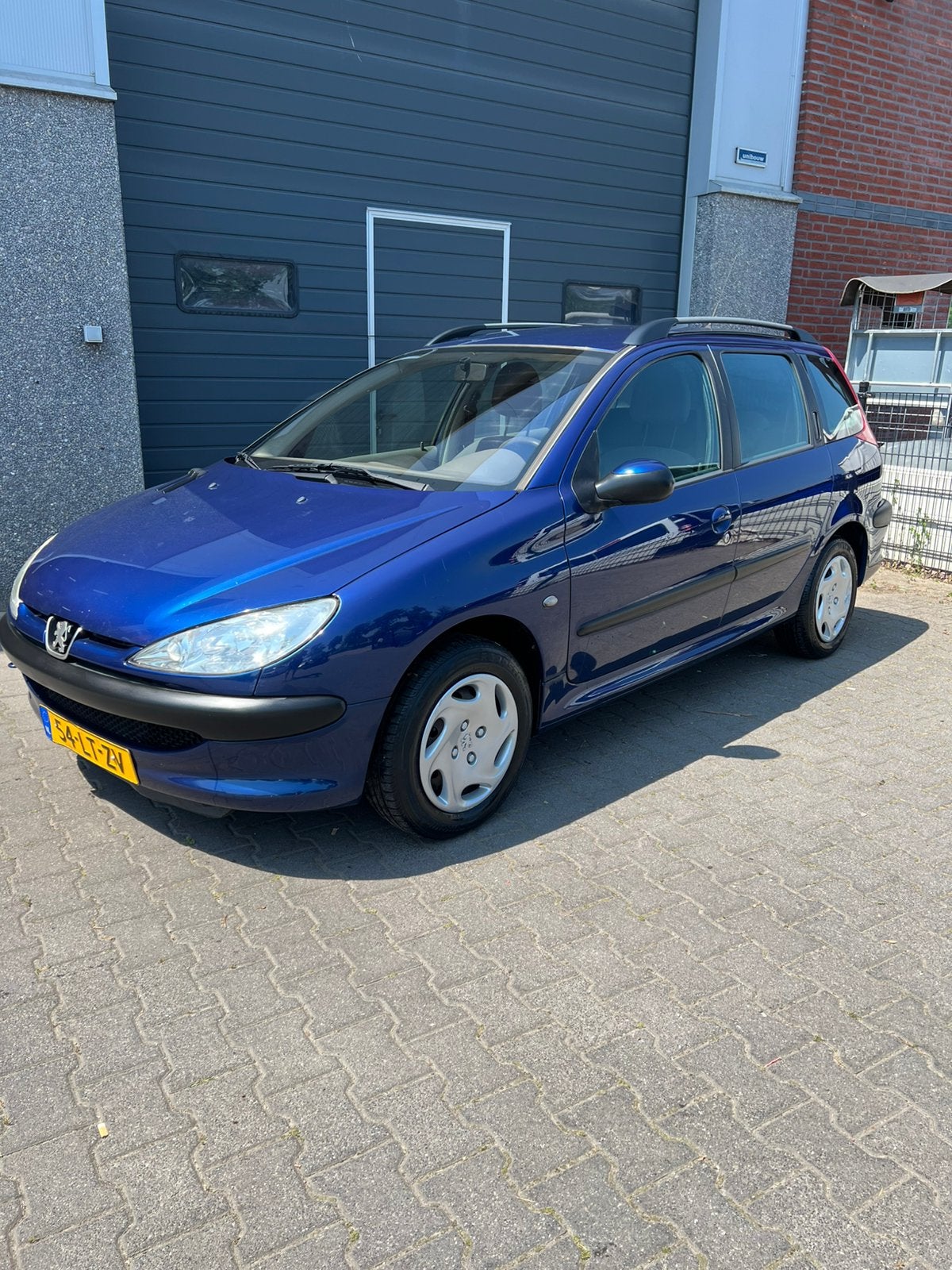 Peugeot 206 1.4 SW Nieuwe APK, NAP , AİRCO, Voorwielaandrijving, 4 cilinders, Blauw, Origineel Nederlands