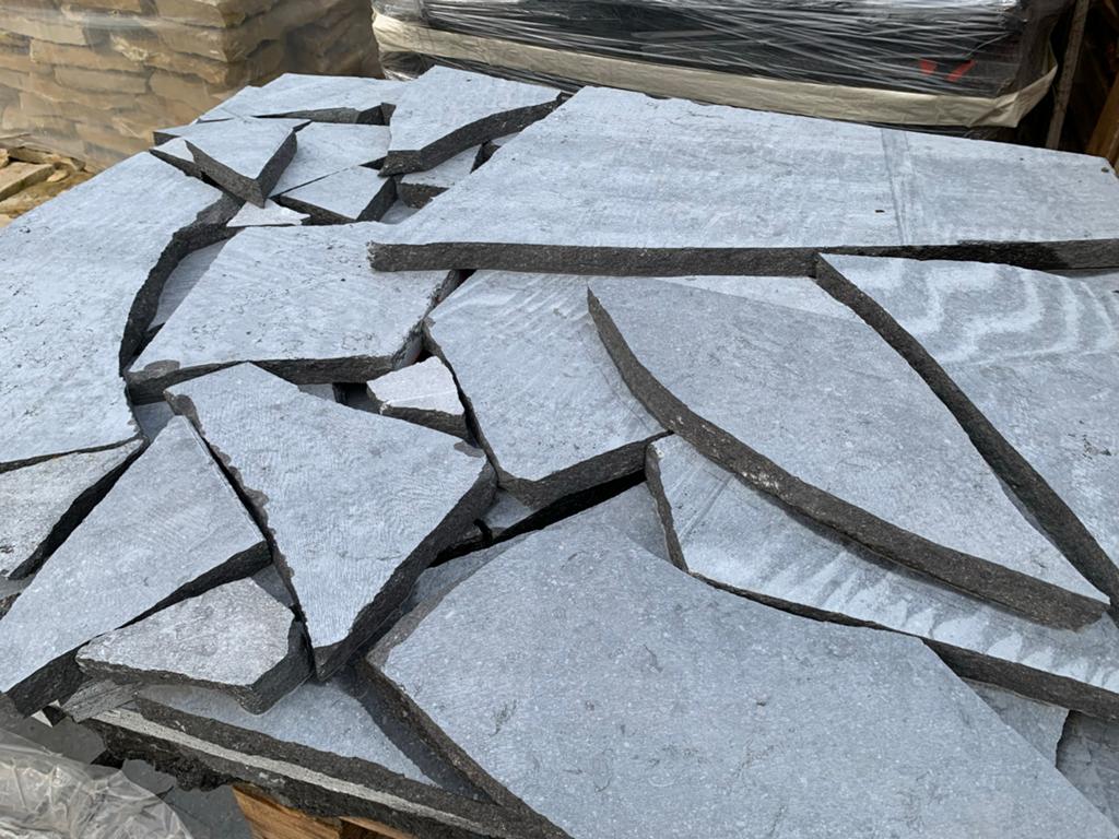 Flagstones Stepstones Belgisch Blauwsteen Nieuw tegels, Tuin en Terras, Blauw, Overige typen, Nieuw, Ophalen of Verzenden