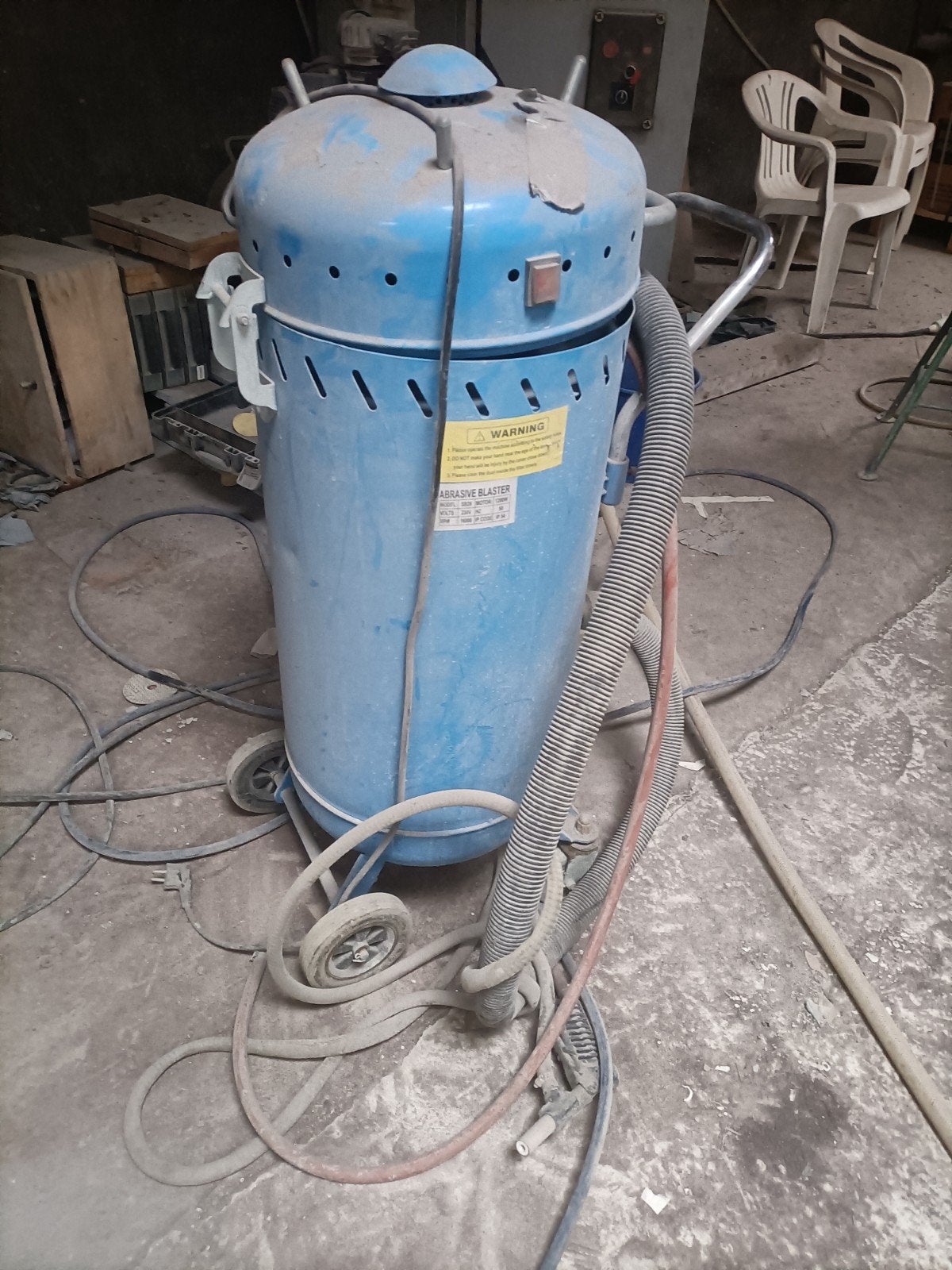 Straalmachine, 100 liter of meer, Ophalen, Minder dan 200 liter/min